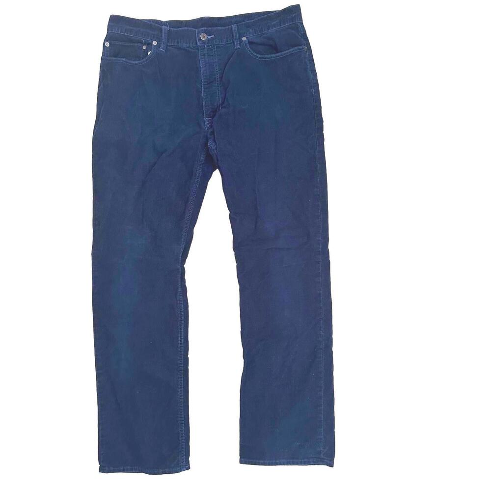 Polo Ralph Laurent Navy Men's Corduroy Cotton Pants - Size 38x32